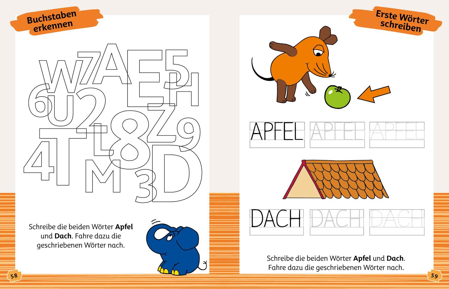 Bild: 9783987640445 | Buchstaben üben mit der Maus. Nachhaltiges Vorschulbuch für Kinder...