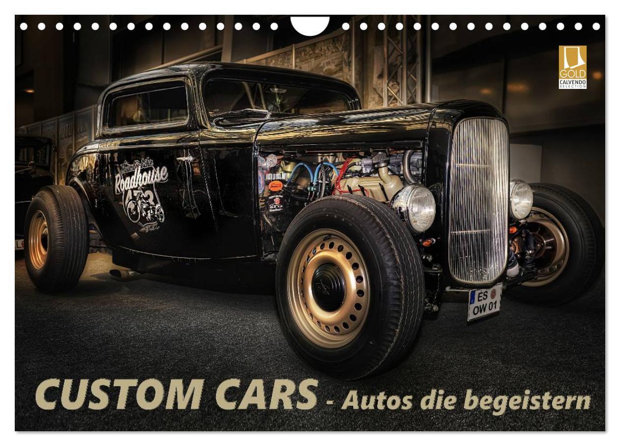 Cover: 9783675764590 | Custom Cars - Autos die begeistern (Wandkalender 2024 DIN A4 quer),...