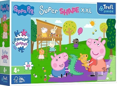 Cover: 5900511500110 | Junior Super Shape XXL Puzzle 60 Teile - Peppa Pig | Spiel | Kartonage