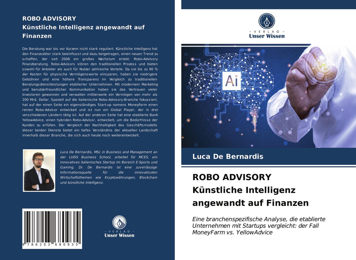 Cover: 9786203680935 | ROBO ADVISORY Künstliche Intelligenz angewandt auf Finanzen | Buch
