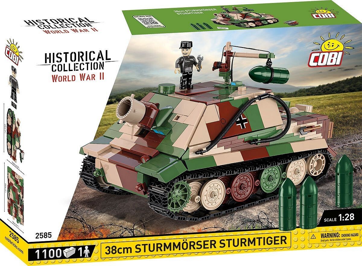 Cover: 5902251025854 | COBI Historical Collection 2585 - Sturmmörser Sturmtiger 38cm,...