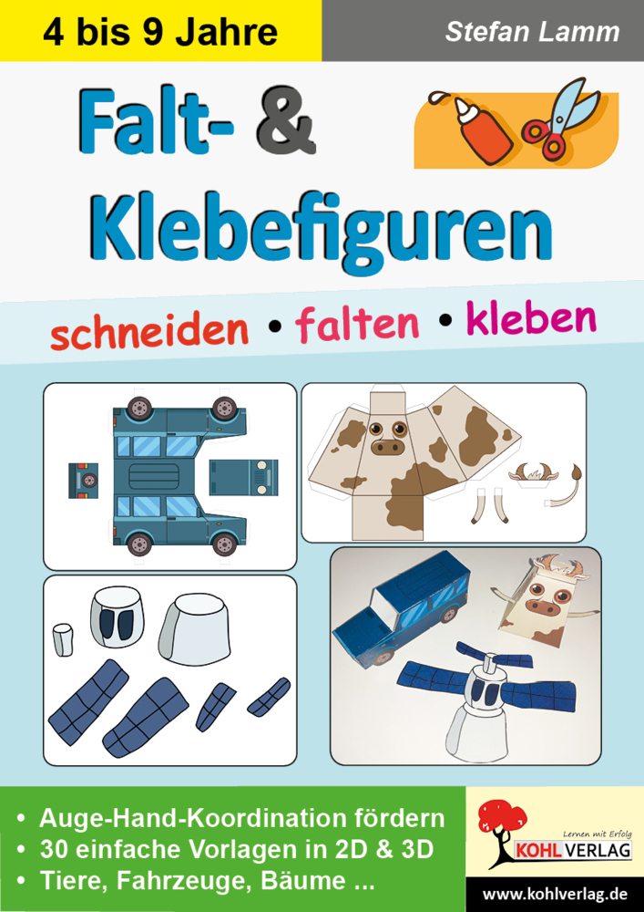 Cover: 9783966241243 | Falt- und Klebefiguren | ... schneiden, falten und kleben | Lamm