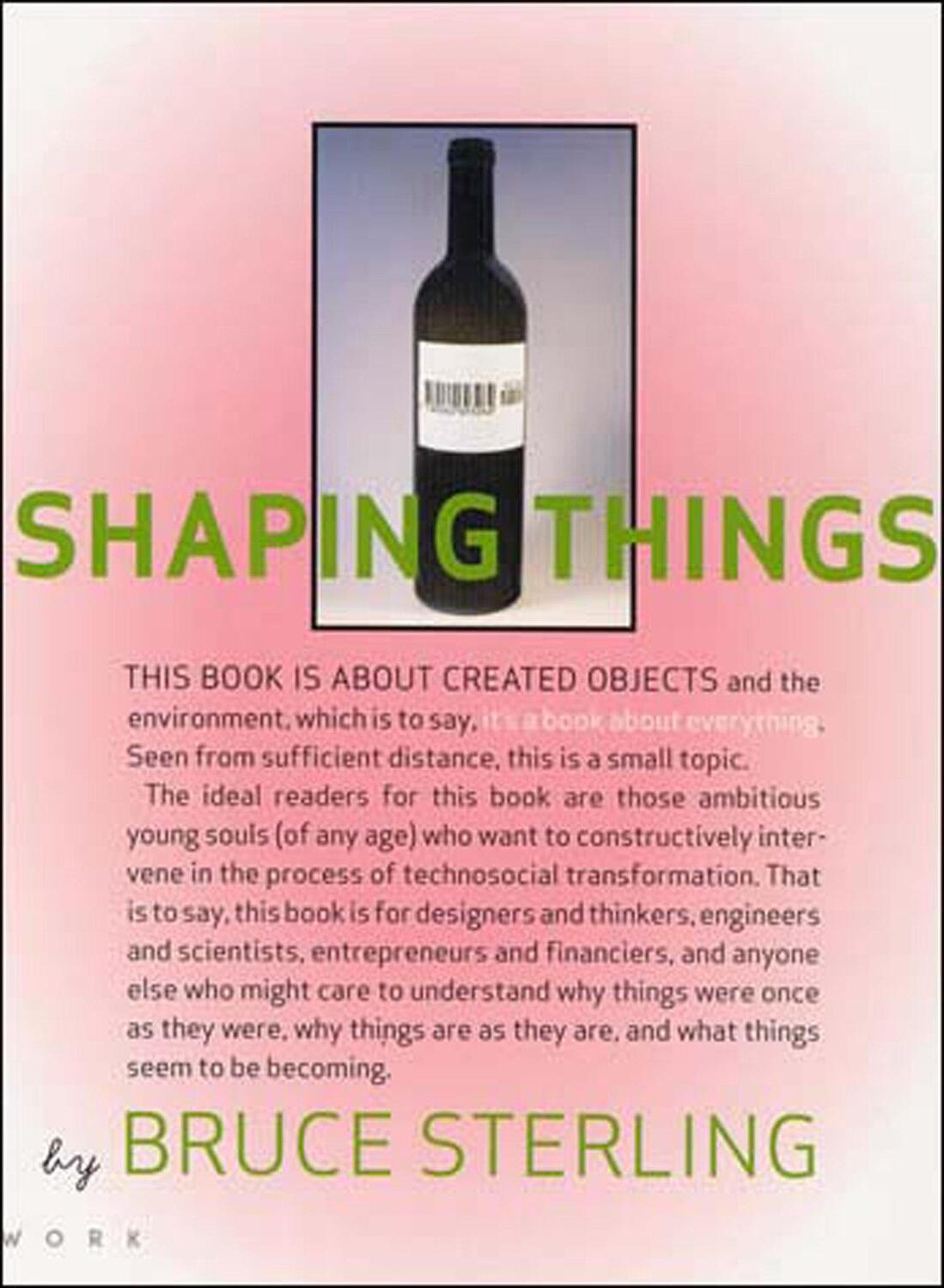 Cover: 9780262693264 | Shaping Things | Bruce Sterling | Taschenbuch | Mediaworks Pamphlets