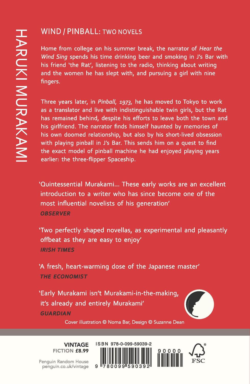 Rückseite: 9780099590392 | Wind / Pinball | Two Novels | Haruki Murakami | Taschenbuch | Englisch
