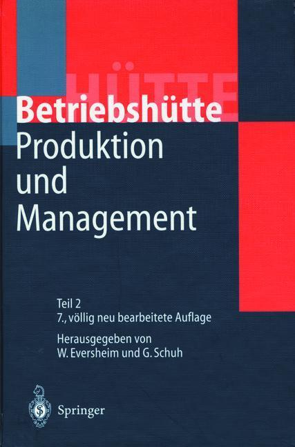 Cover: 9783642879487 | Produktion und Management »Betriebshütte« | Günther Schuh (u. a.)