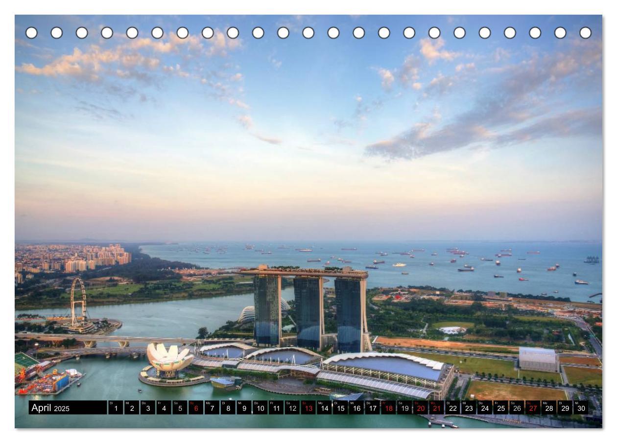 Bild: 9783435521333 | Singapur - Einzigartige Skylines (Tischkalender 2025 DIN A5 quer),...