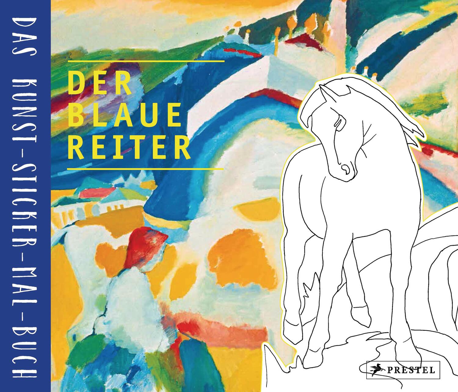 Cover: 9783791373232 | Der Blaue Reiter | Das Kunst-Sticker-Mal-Buch | Doris Kutschbach