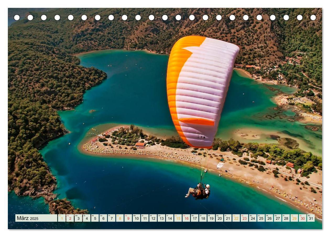 Bild: 9783435478408 | Freiheit und Abenteuer - Paragliding (Tischkalender 2025 DIN A5...