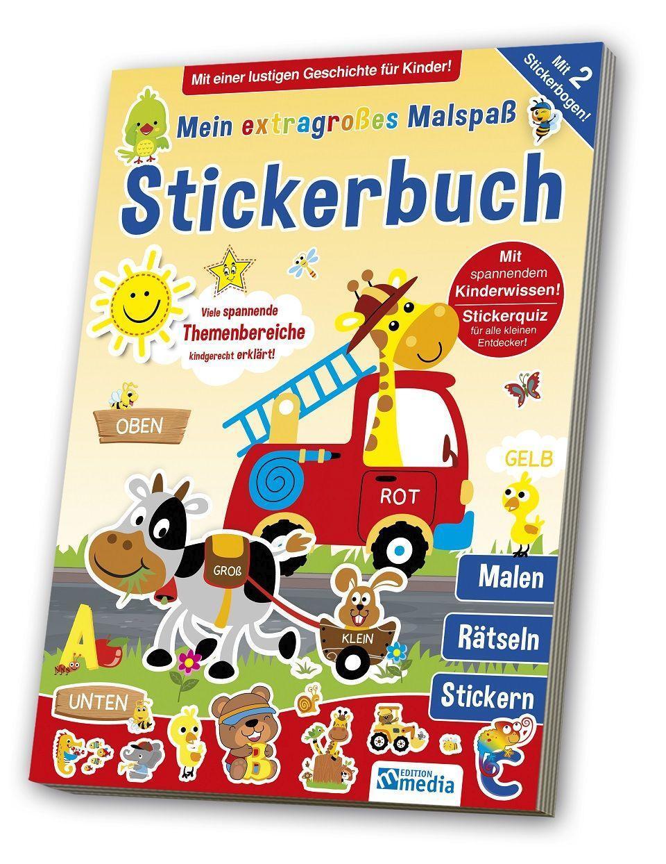 Cover: 4019393911837 | Stickerspaßbuch - Meine Welt im Kindergarten | Buch | 128 S. | Deutsch