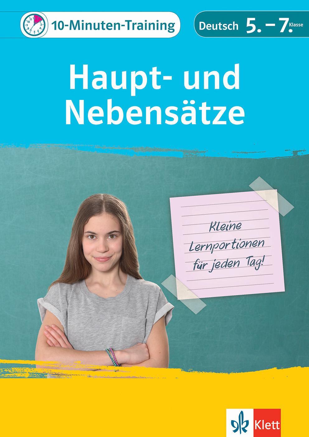 Cover: 9783129272633 | 10-Minuten-Training Deutsch Haupt- und Nebensätze 5.-7. Klasse | 2018