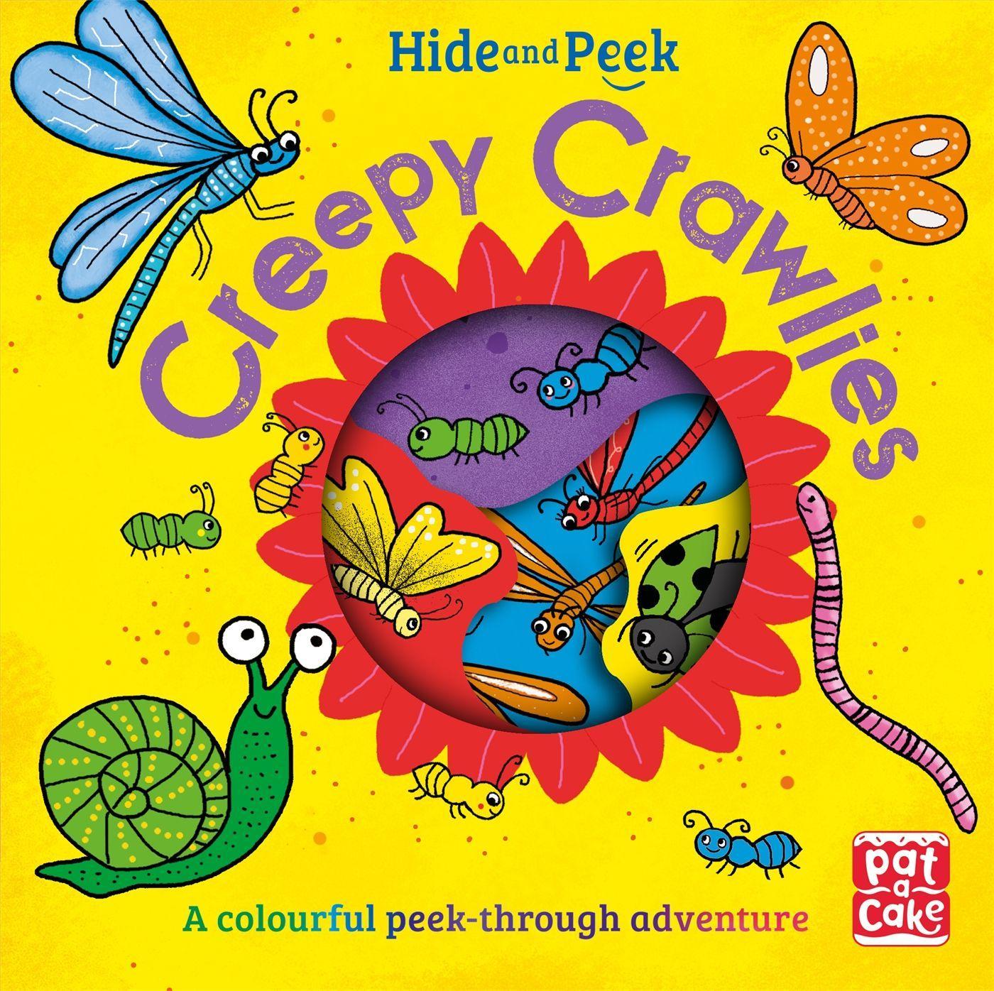 Cover: 9781526382535 | Hide and Peek: Creepy Crawlies | Pat-A-Cake | Buch | Papp-Bilderbuch