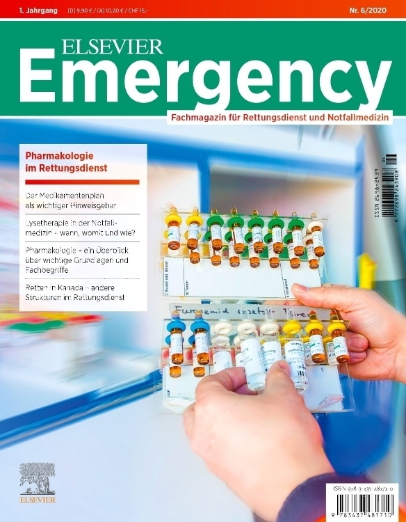 Cover: 9783437481710 | Elsevier Emergency. Pharmakologie im Rettungsdienst. 6/2020 | Deutsch