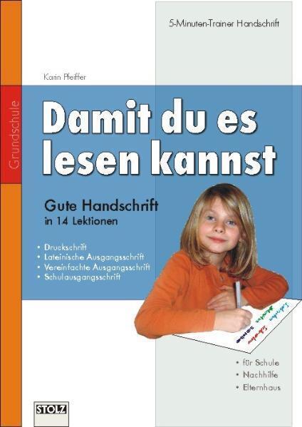 Cover: 9783897783607 | Damit du es lesen kannst | Karin Pfeiffer | Broschüre | Deutsch | 2008