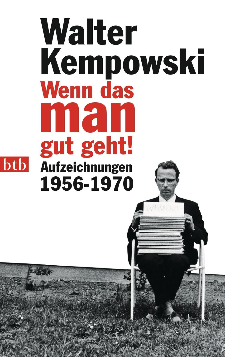 Cover: 9783442747757 | Wenn das man gut geht! | Aufzeichnungen 1956-1970 | Walter Kempowski