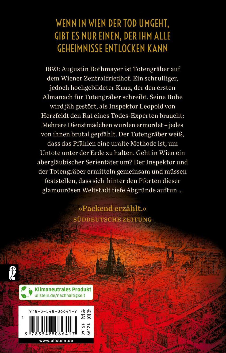 Rückseite: 9783548066417 | Das Buch des Totengräbers | Oliver Pötzsch | Taschenbuch | 448 S.