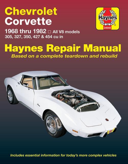 Cover: 9781850107231 | Chevrolet Corvette 1968-82 | J H Haynes | Taschenbuch | Englisch
