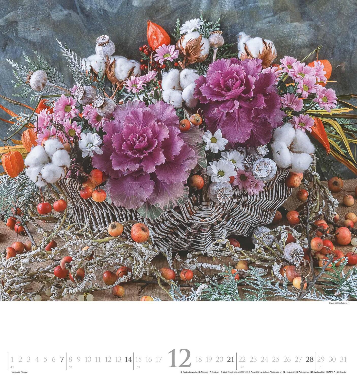 Bild: 4002725994226 | Bouquets 2025 - Foto-Kalender - Wand-Kalender - 45x48 -...