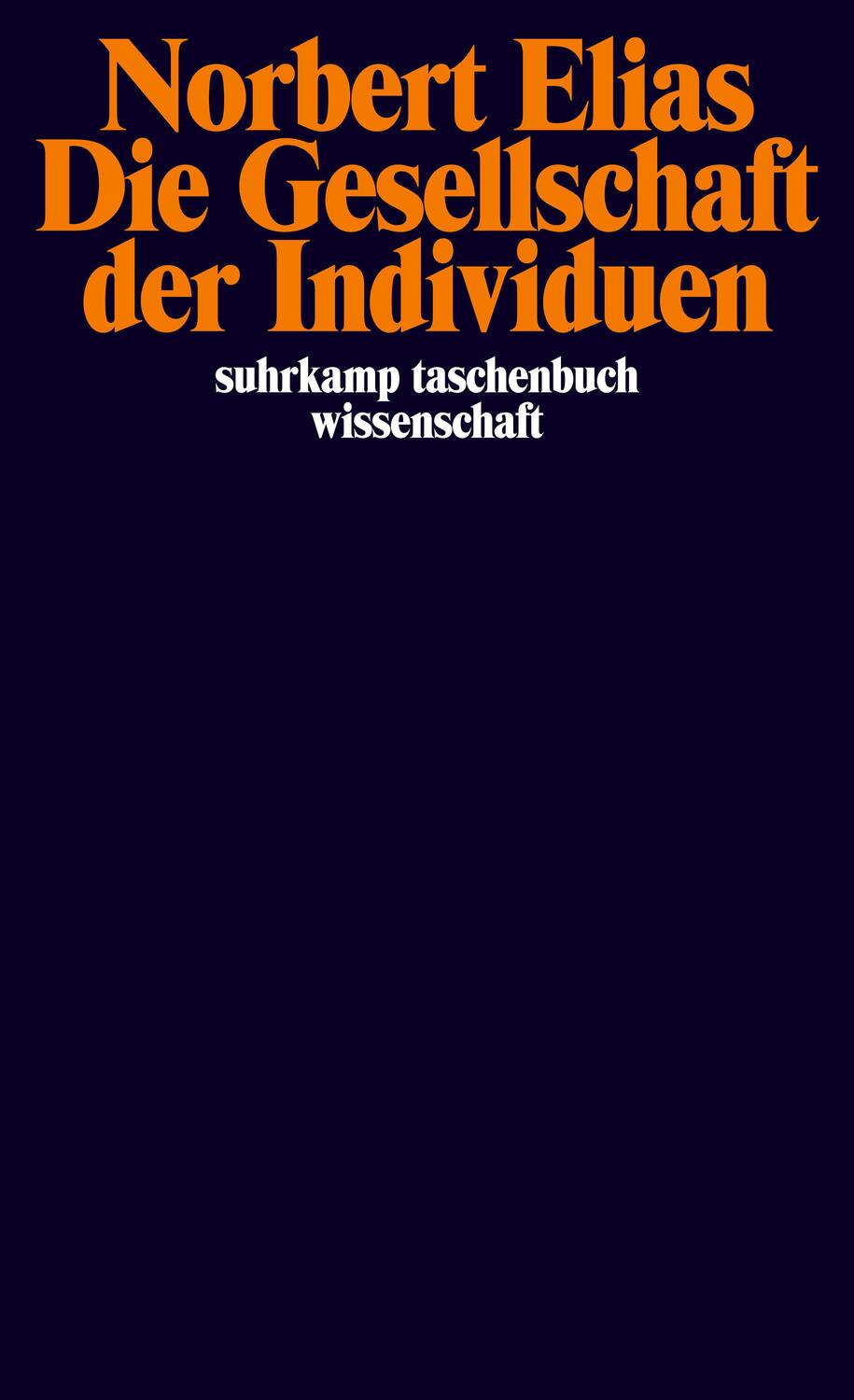 Cover: 9783518285749 | Die Gesellschaft der Individuen | Norbert Elias | Taschenbuch | 1991