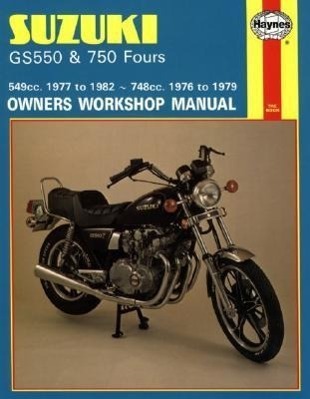 Cover: 9780856969461 | Suzuki GS550 (77 - 82) &amp; GS750 Fours (76 - 79) Haynes Repair Manual
