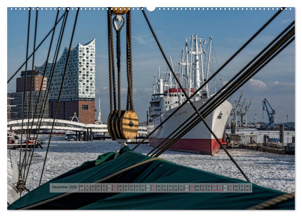 Bild: 9783435275991 | Auch das ist der Hamburger Hafen (Wandkalender 2025 DIN A2 quer),...