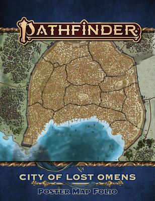 Cover: 9781640782426 | Pathfinder Lost Omens: City of Lost Omens Poster Map Folio (P2) | Buch