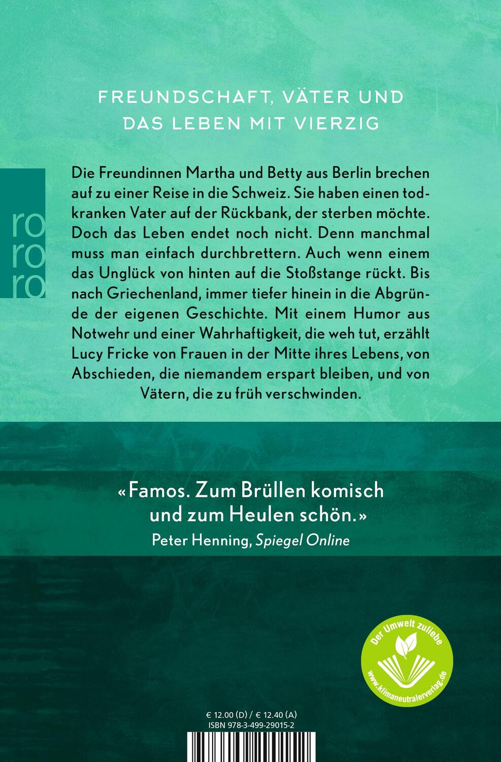 Rückseite: 9783499290152 | Töchter | Lucy Fricke | Taschenbuch | Deutsch | 2019