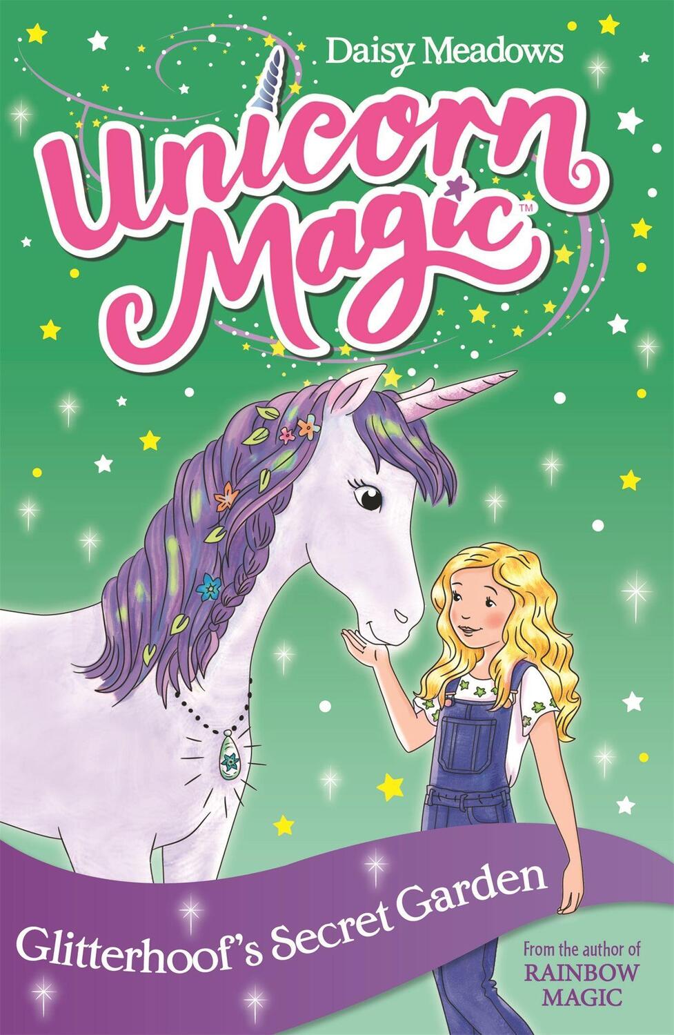 Cover: 9781408356968 | Unicorn Magic: Glitterhoof's Secret Garden | Series 1 Book 3 | Meadows