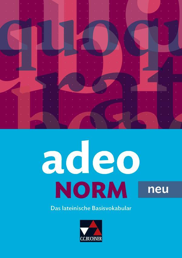 Cover: 9783661425016 | adeo.NORM - neu | Das lateinische Basisvokabular | Clement Utz (u. a.)