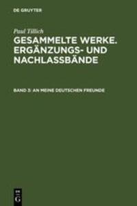 Cover: 9783771501471 | An meine deutschen Freunde | Buch | De Gruyter | EAN 9783771501471