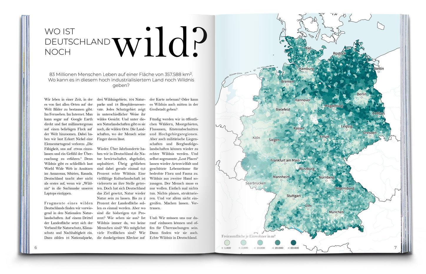 Bild: 9783991219620 | KOMPASS Wilder Places - 30 Streifzüge durch ein wildes Deutschland