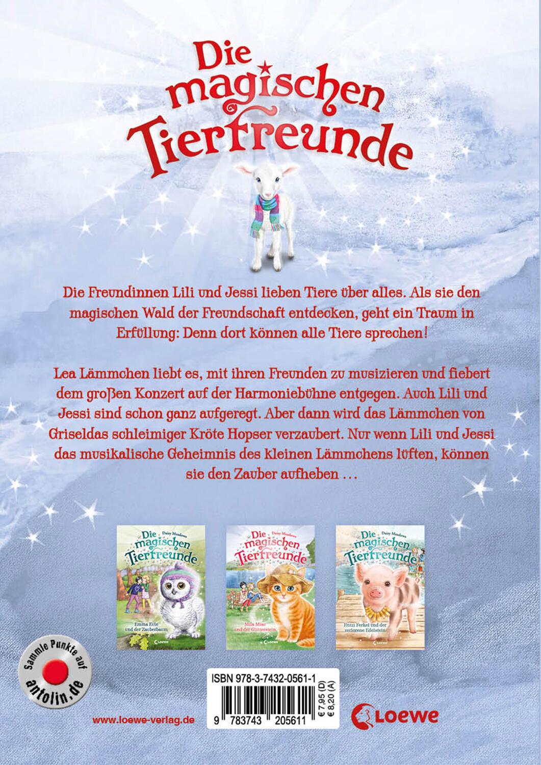 Rückseite: 9783743205611 | Die magischen Tierfreunde (Band 13) - Lea Lämmchen und der...