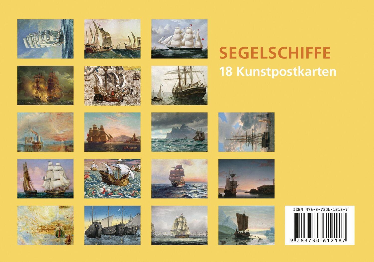 Bild: 9783730612187 | Postkarten-Set Segelschiffe | Anaconda Verlag | Stück | Deutsch | 2023