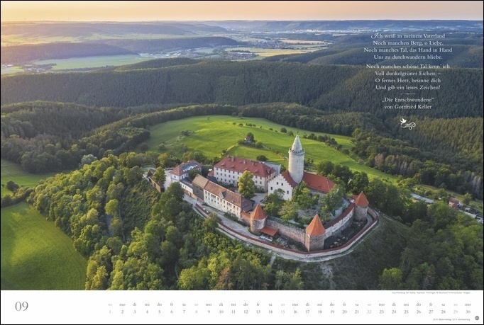 Bild: 9783756403196 | Deutschlands Höhen - Ein literarischer Spaziergang Kalender 2024....