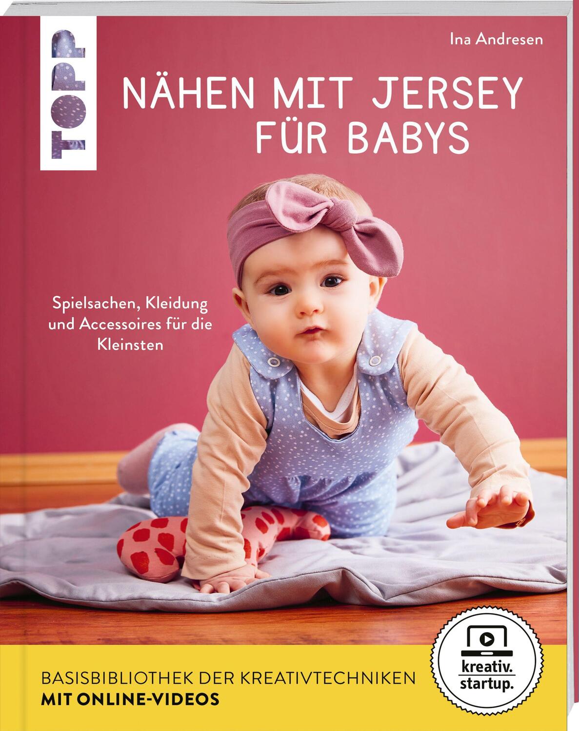 Cover: 9783772468551 | Nähen mit Jersey für Babys (kreativ.startup.) | Ina Andresen | Buch