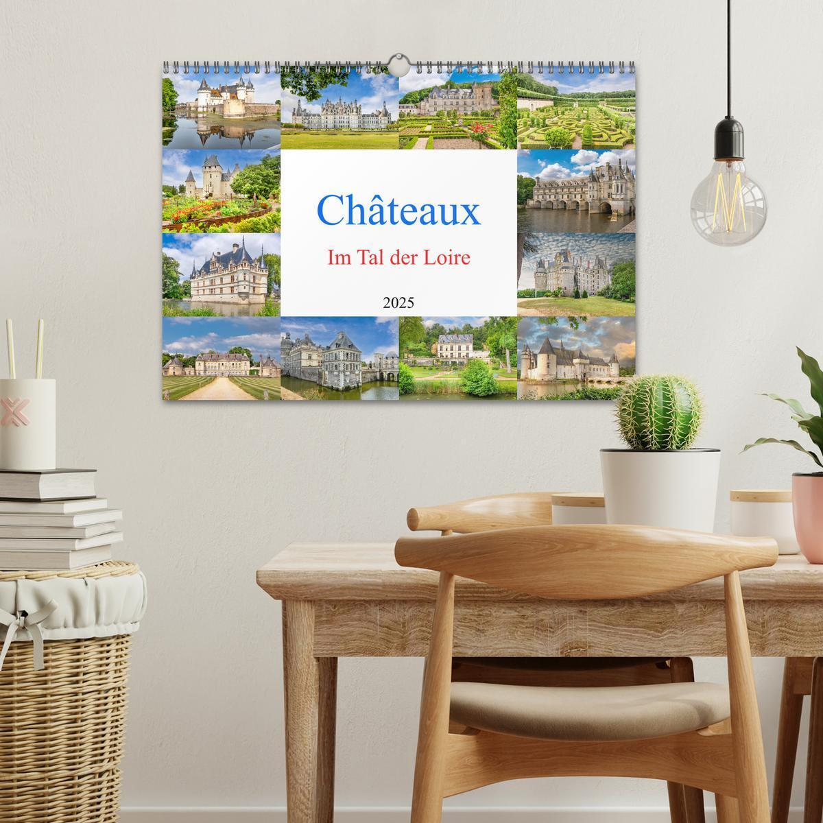 Bild: 9783383800320 | Châteaux. Im Tal der Loire (Wandkalender 2025 DIN A3 quer),...