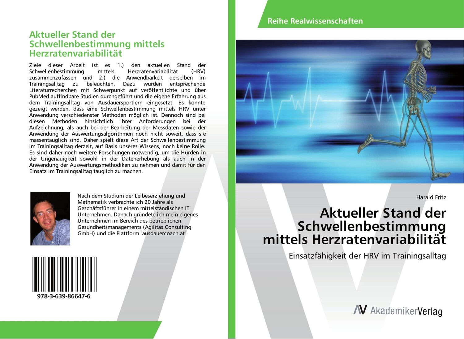 Cover: 9783639866476 | Aktueller Stand der Schwellenbestimmung mittels Herzratenvariabilität