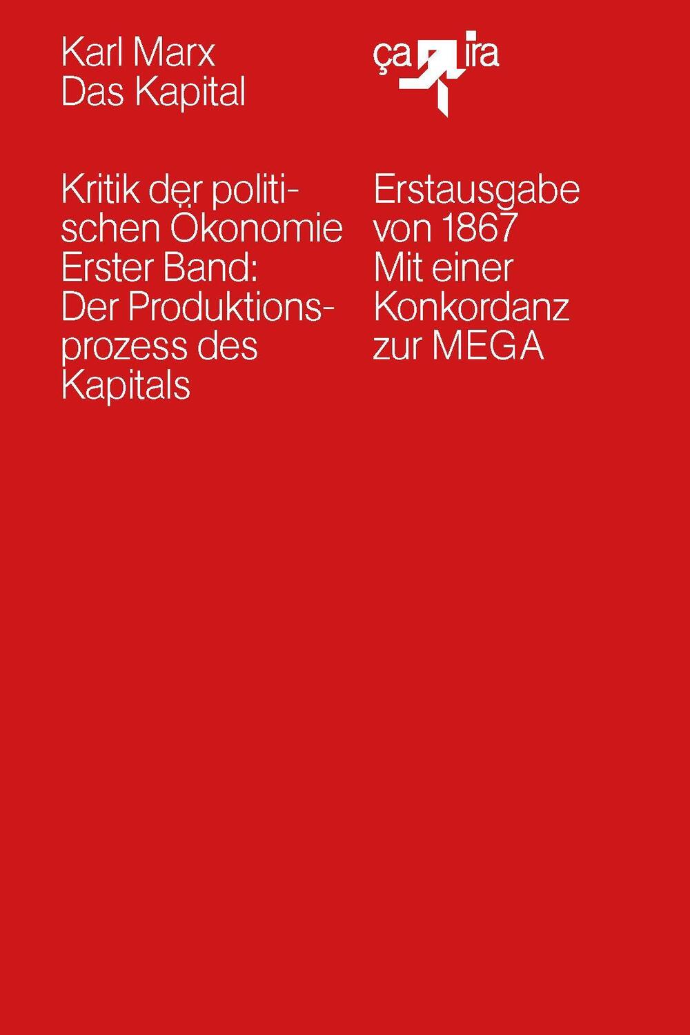 Cover: 9783862591497 | Das Kapital (1867) | Karl Marx | Buch | 808 S. | Deutsch | 2022