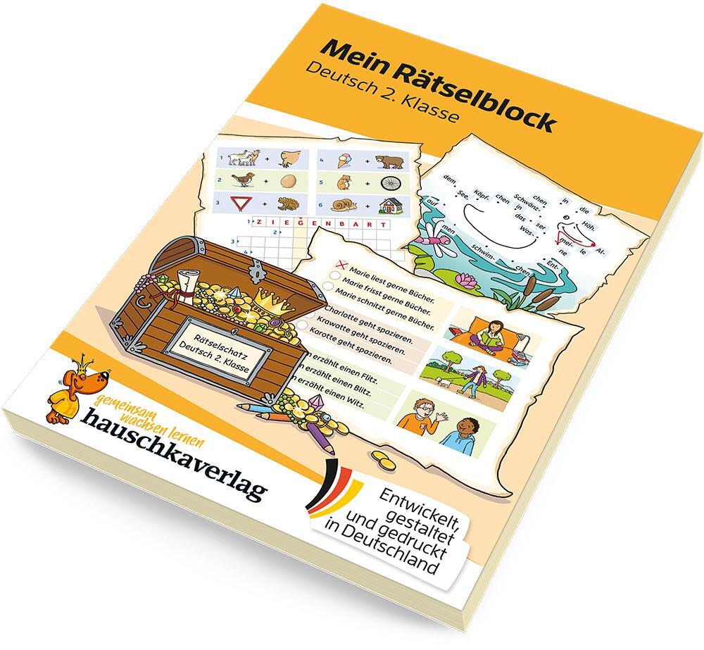 Bild: 9783881006828 | Mein Rätselblock Deutsch 2. Klasse | Melanie Rhauderwiek | Taschenbuch