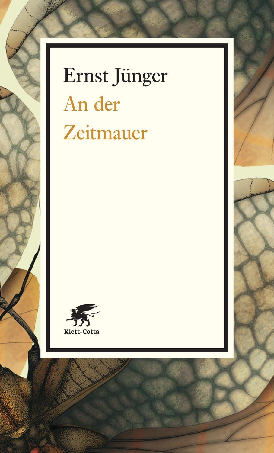 Cover: 9783608960693 | An der Zeitmauer | Mit Adnoten von Detlev Schöttker | Ernst Jünger
