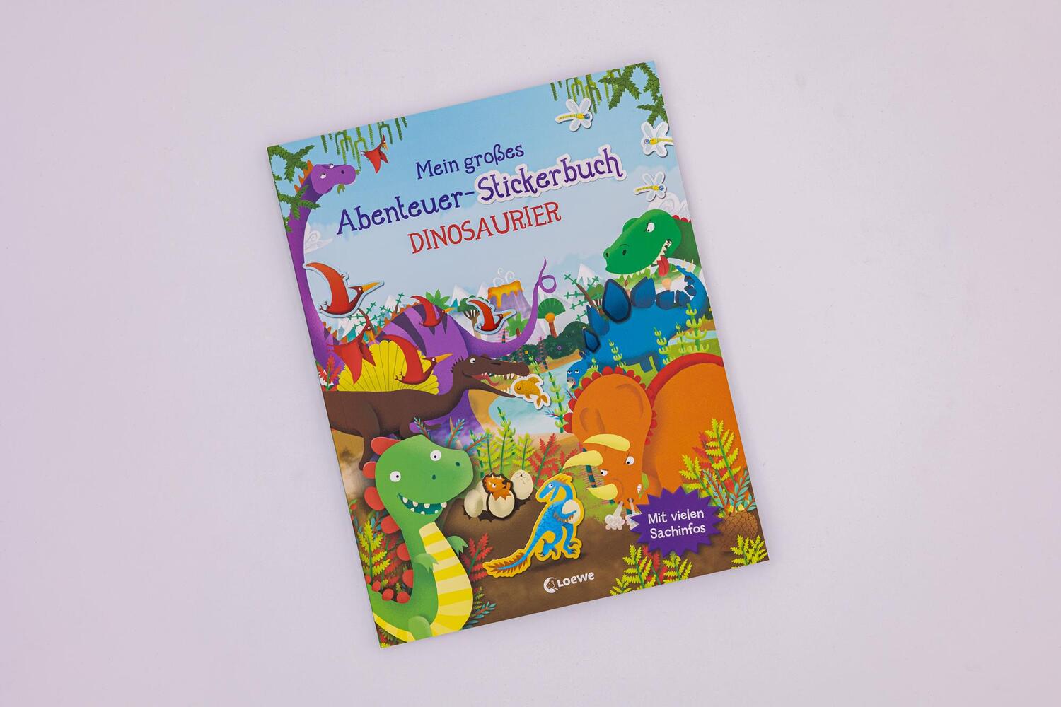 Bild: 9783743212664 | Mein großes Abenteuer-Stickerbuch - Dinosaurier | Joshua George | Buch