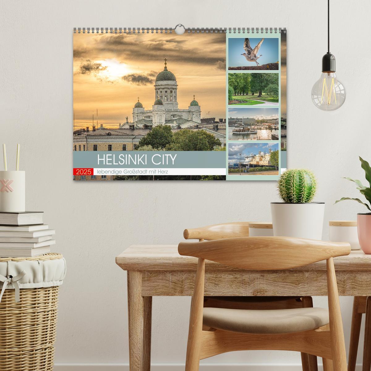 Bild: 9783383945816 | HELSINKI CITY (Wandkalender 2025 DIN A3 quer), CALVENDO Monatskalender