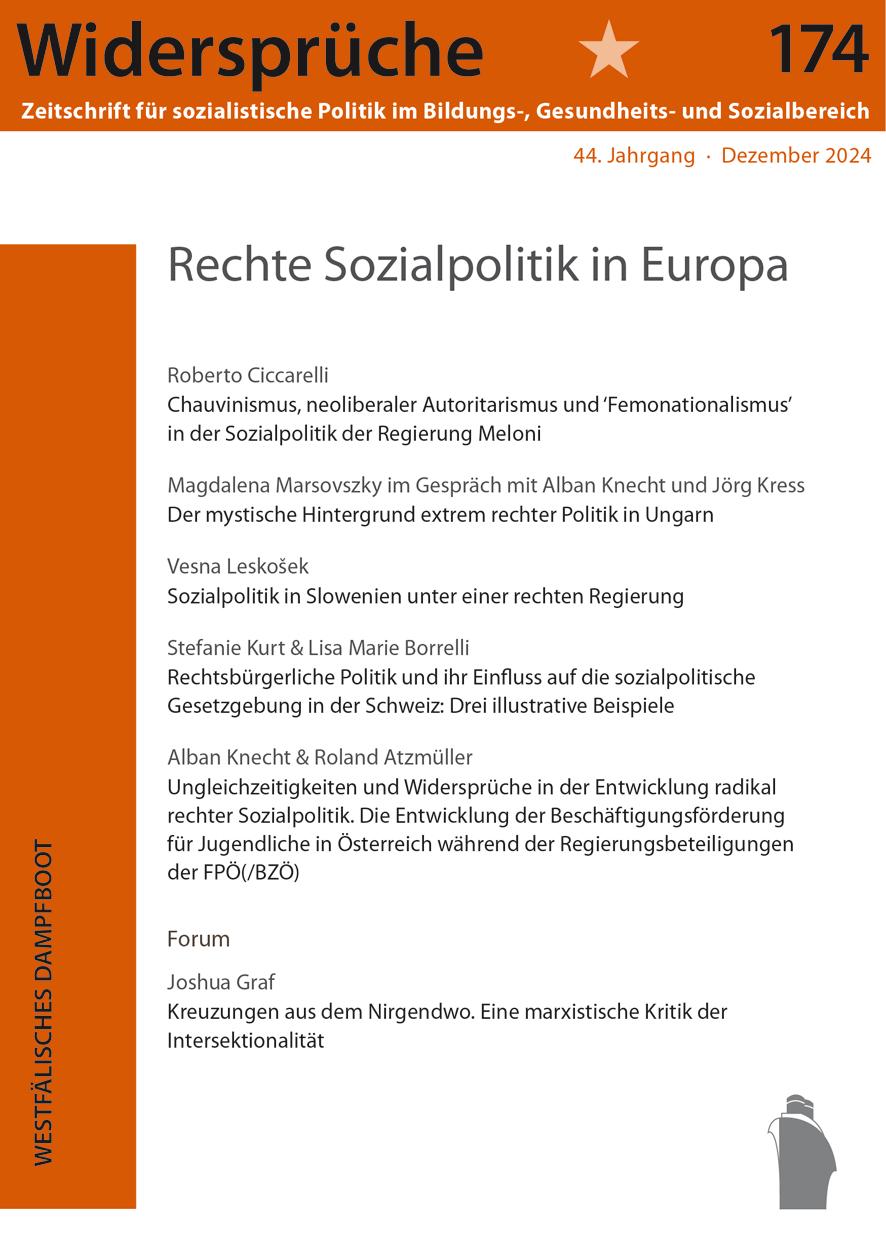 Cover: 9783986340148 | Rechte Sozialpolitik in Europa | Widersprüche | Taschenbuch | Deutsch