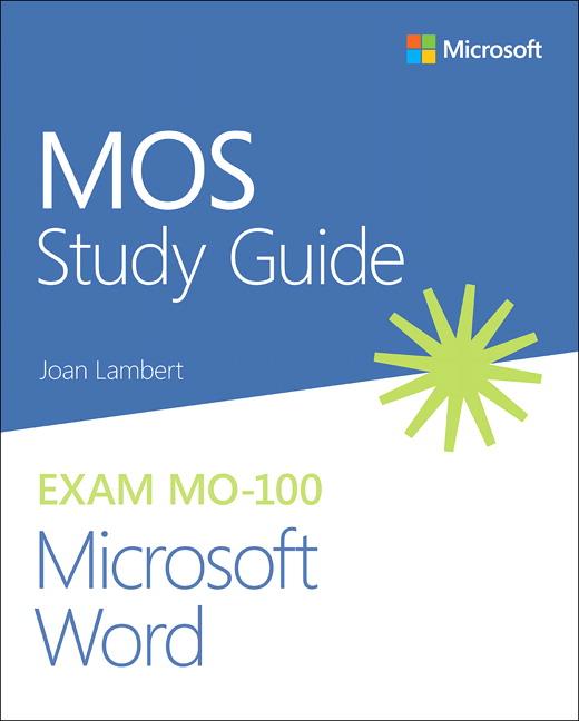 Cover: 9780136628040 | Mos Study Guide for Microsoft Word Exam Mo-100 | Joan Lambert | Buch