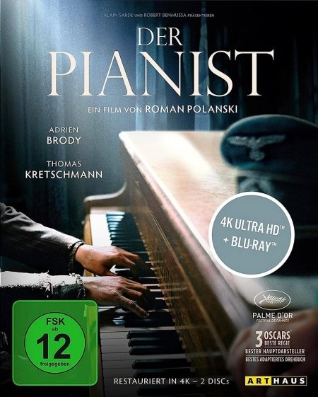 Cover: 4006680099163 | Der Pianist (20th Anniversary Edition) (Ultra HD Blu-ray &amp; Blu-ray)