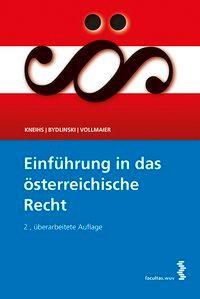 Cover: 9783708911793 | Einführung in das österreichische Recht | Facultas | EAN 9783708911793