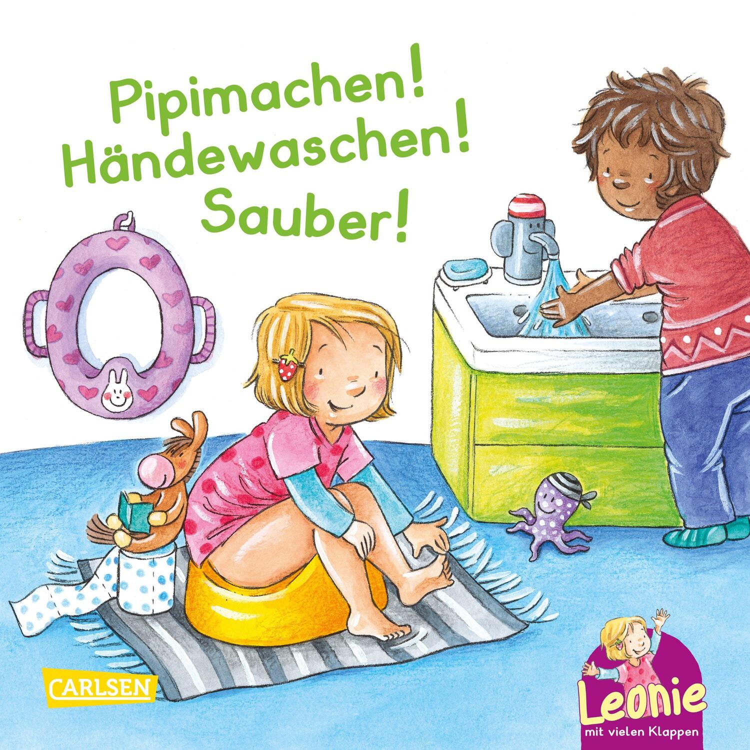 Cover: 9783551170972 | Leonie: Pipimachen! Händewaschen! Sauber! | Sandra Grimm | Buch | 2017