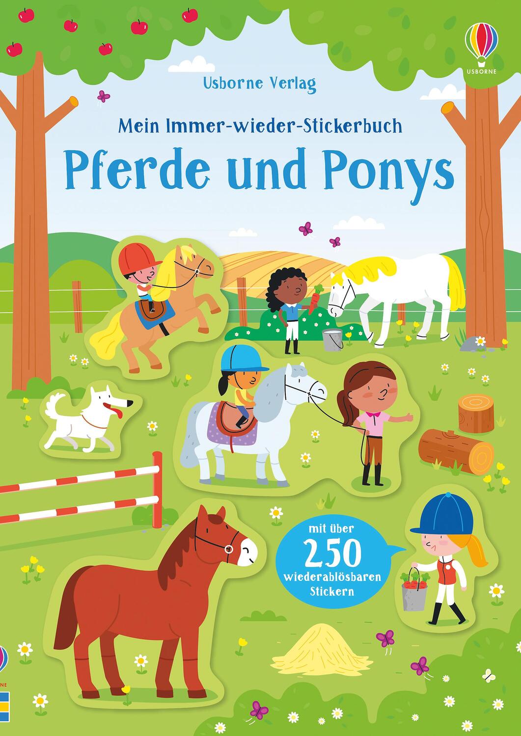 Cover: 9781789412765 | Mein Immer-wieder-Stickerbuch: Pferde und Ponys | Kirsteen Robson