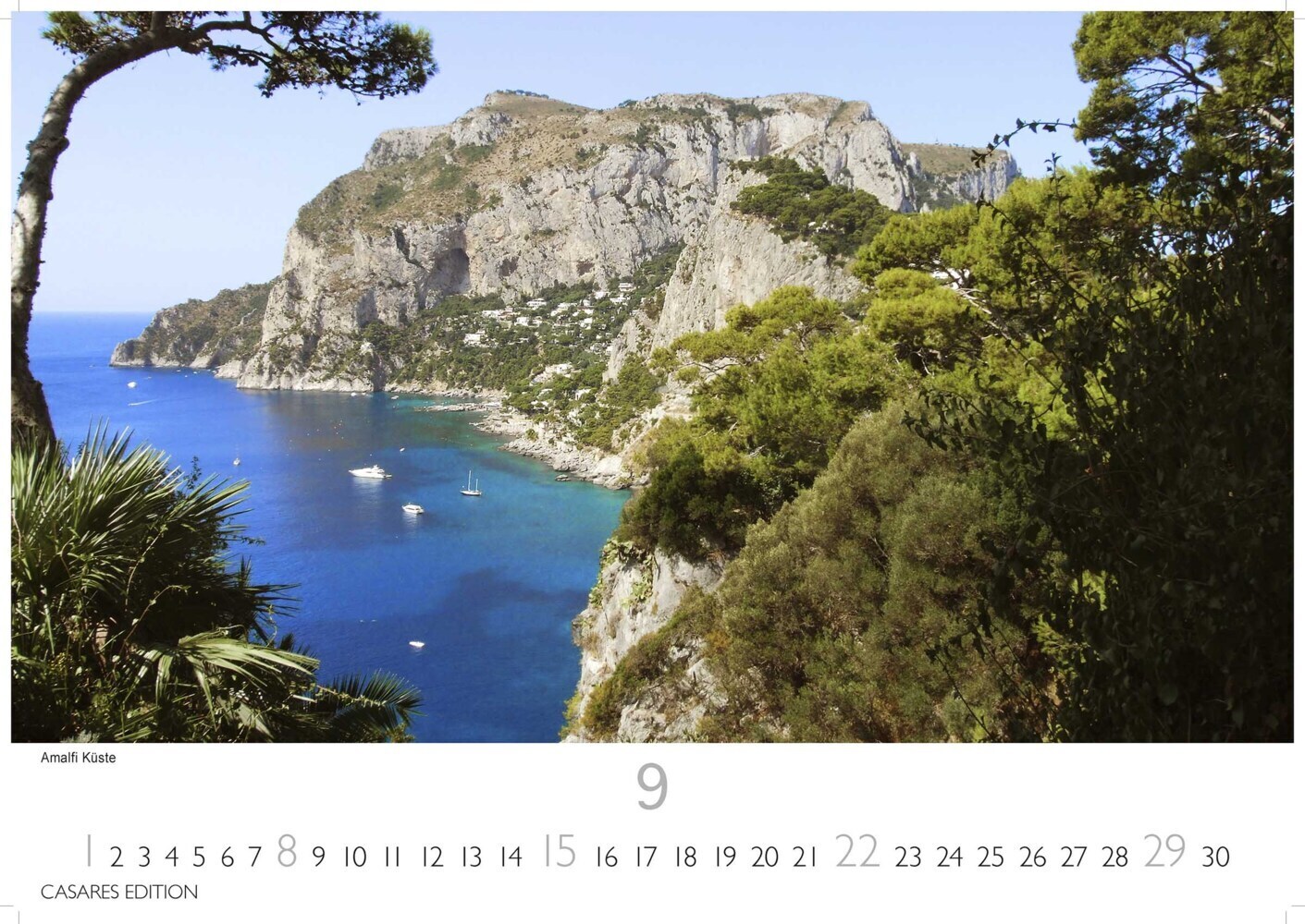 Bild: 9789918621750 | Golf von Neapel 2024 S 24x35cm | Amalfi, Capri, Ischia | Kalender