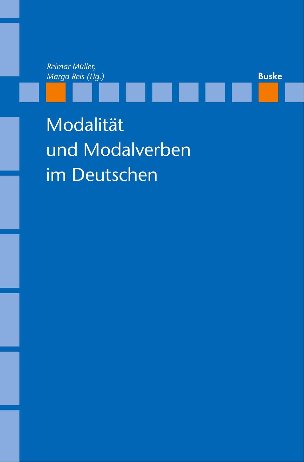 Cover: 9783875482546 | Modalität und Modalverben im Deutschen | Reimar Müller (u. a.) | Buch