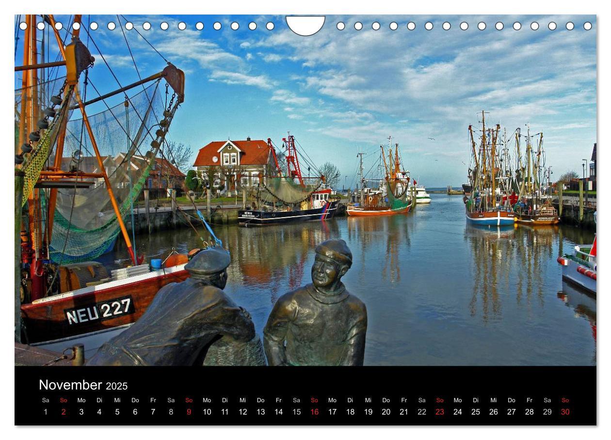 Bild: 9783435822690 | Ostfriesland (Wandkalender 2025 DIN A4 quer), CALVENDO Monatskalender